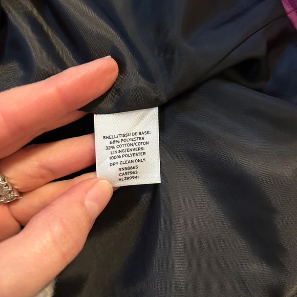 Chelsea28 Fuchsia Brocade A-Line Skirt - Picture 6 of 7